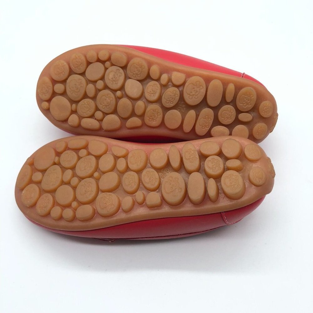 Toddler Boys Loafers Moccasins Dress Shoes Faux Leather Slip On Red 26 US 9 - Picture 4 of 6